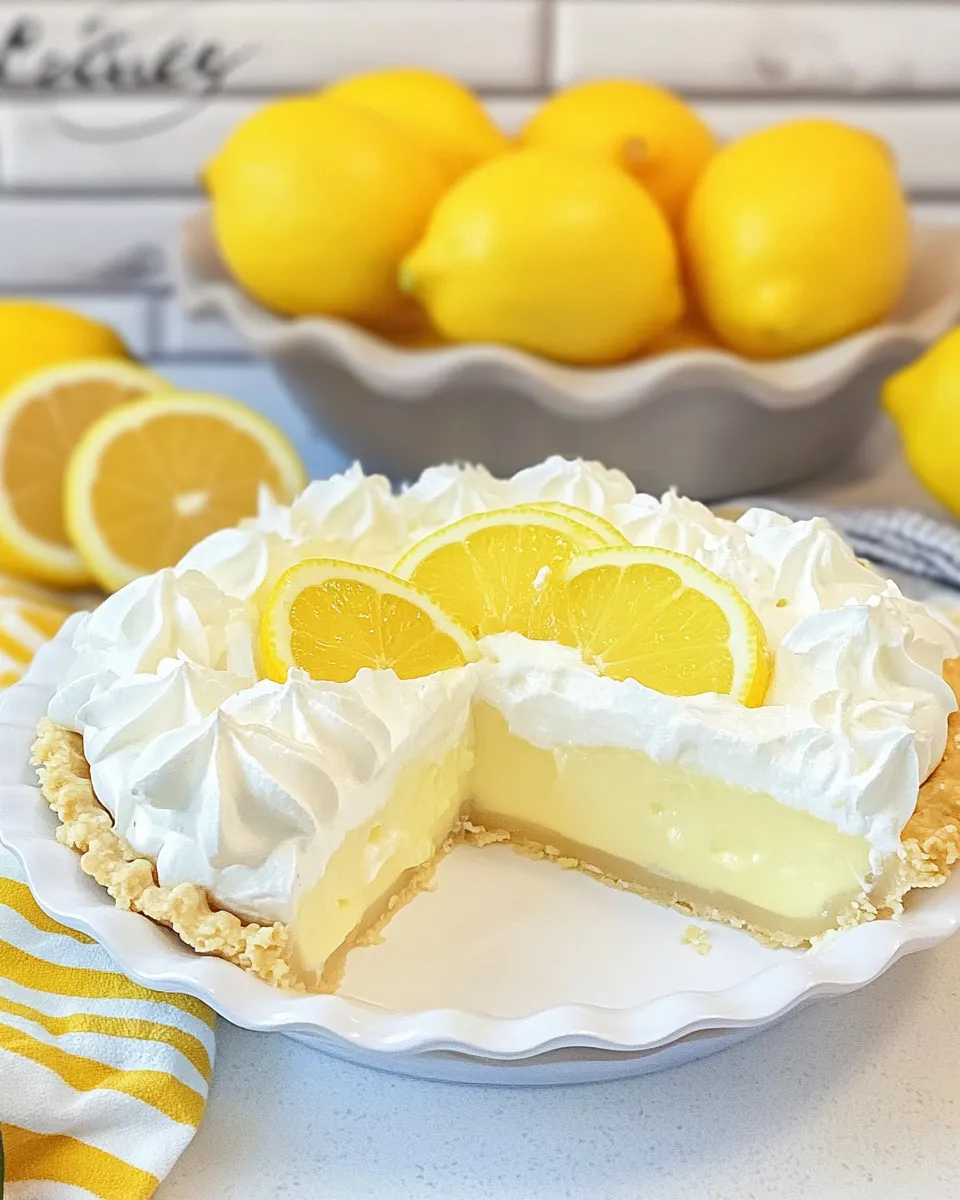 Homemade Zesty Lemon Pie photo