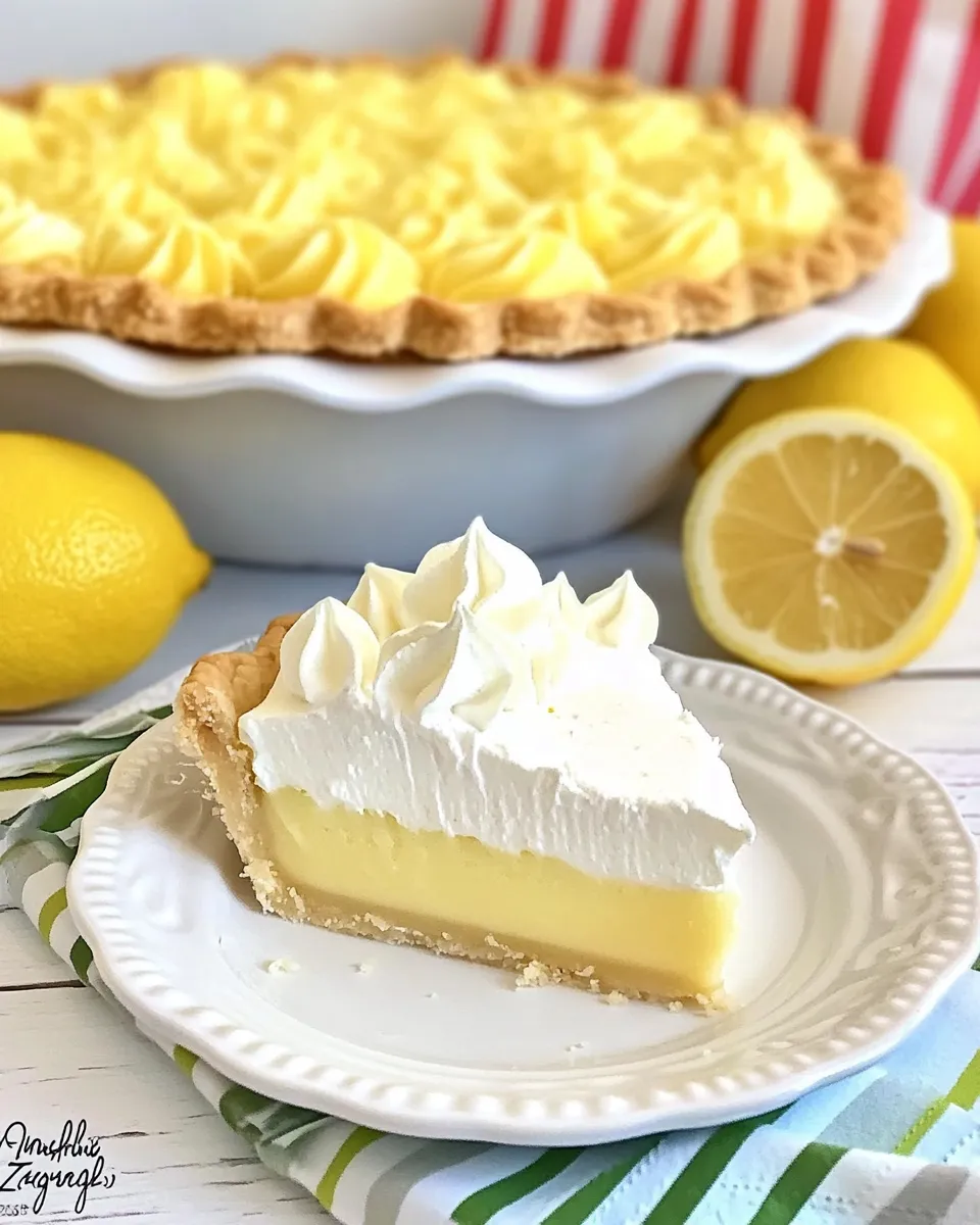 Easy Zesty Lemon Pie recipe photo