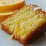 Homemade Zesty Orange Drizzle Cake a classic British treat photo