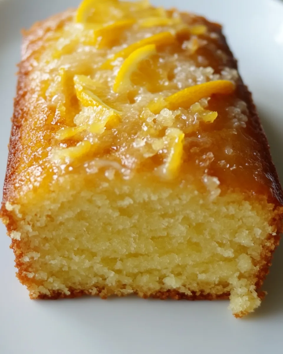 Classic Zesty Orange Drizzle Cake a classic British treat image