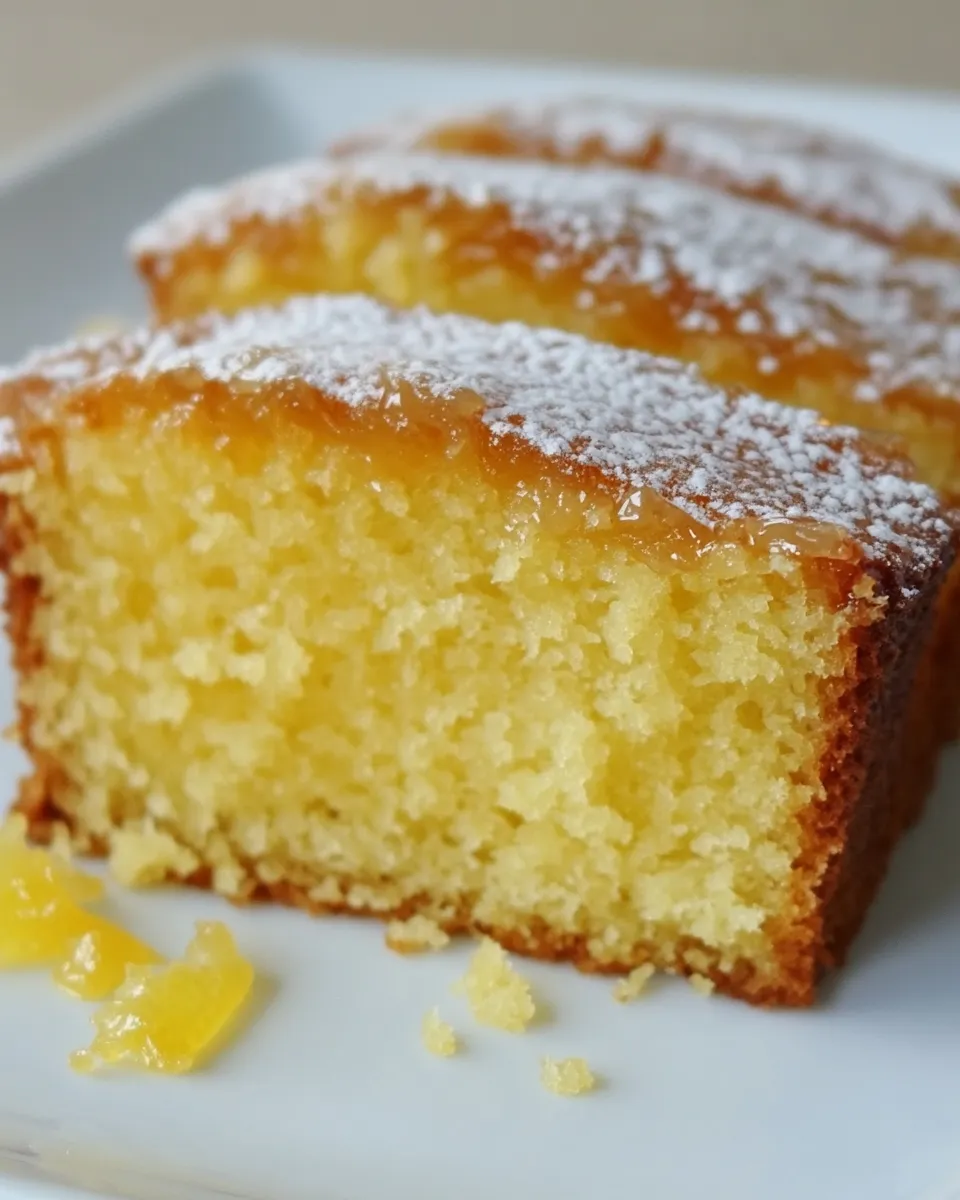 Easy Zesty Orange Drizzle Cake a classic British treat shot